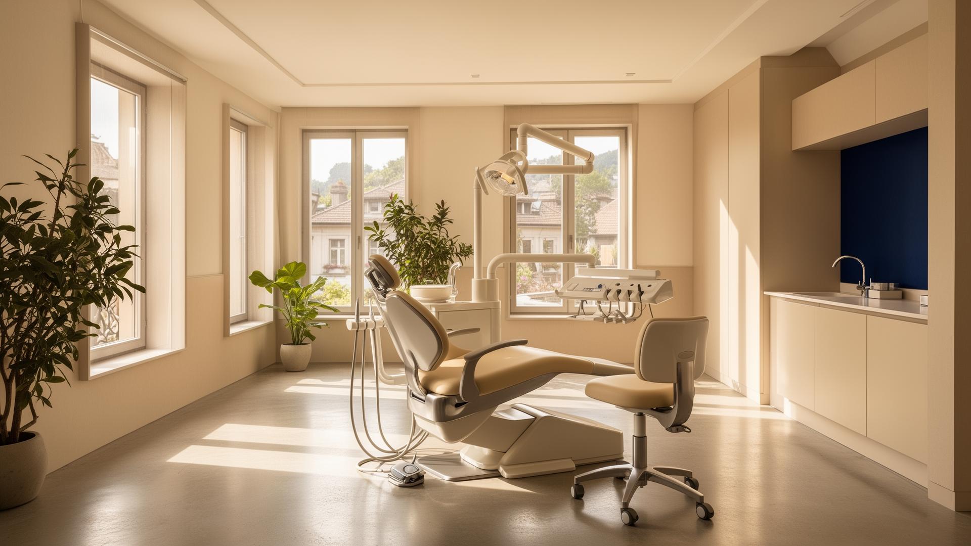 Salle de soins lumineuse du centre La Clairière